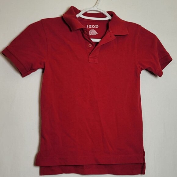 162. Izod Short Sleeve Polo Shirt Sz Kids L (7) - Picture 1 of 6